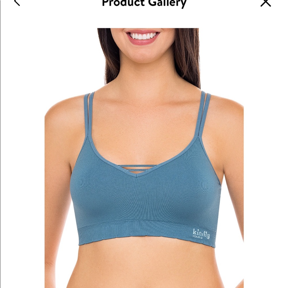 Kindly Yours Woman’s Sustainable‎ Seamless V- Neck Bralette Size XXXL